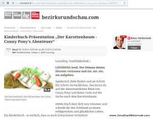 Karottenbaum_Bezirksrundschau Linz-Land_Online_05.10.2014